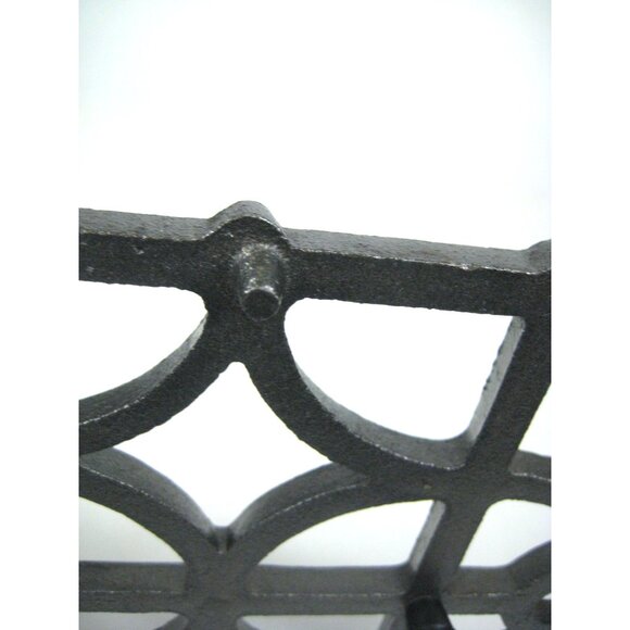 Dansk Cast Iron Decorative Trivet Geometric Design Vintage - Picture 9 of 9